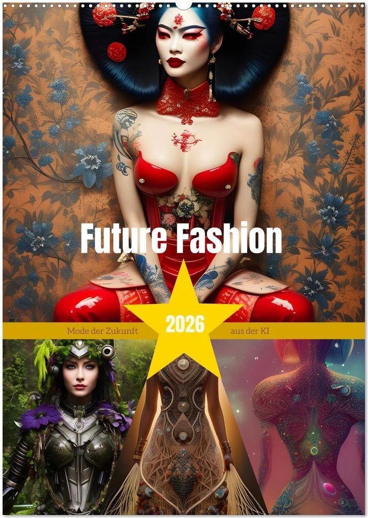 Future Fashion (Wandkalender 2026 DIN A2 hoch), CALVENDO Monatskalender