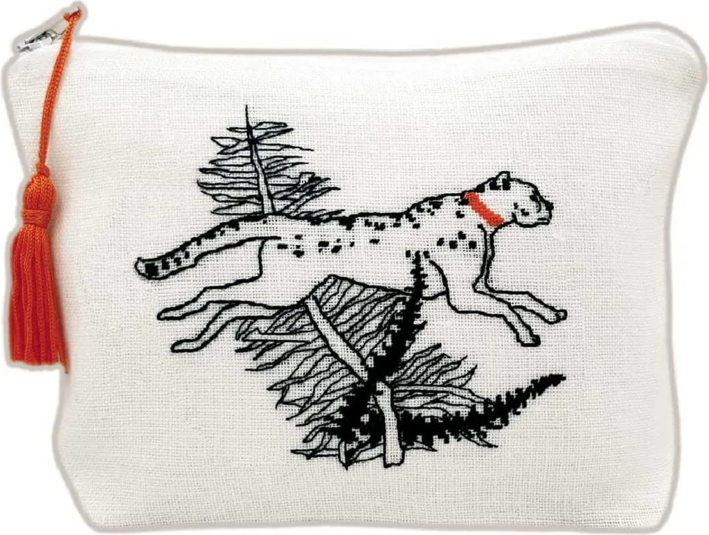 Kit Broderie Petit Point Le Bonheur des Dames Étui Guépard 19x13x4cm