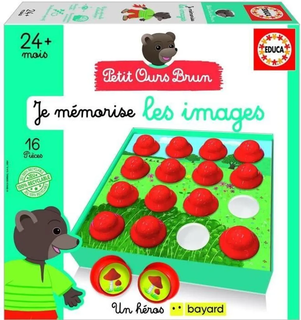 Jeu Petit Ours Brun EDUCA : Occuper intelligemment votre enfant de 2 ans