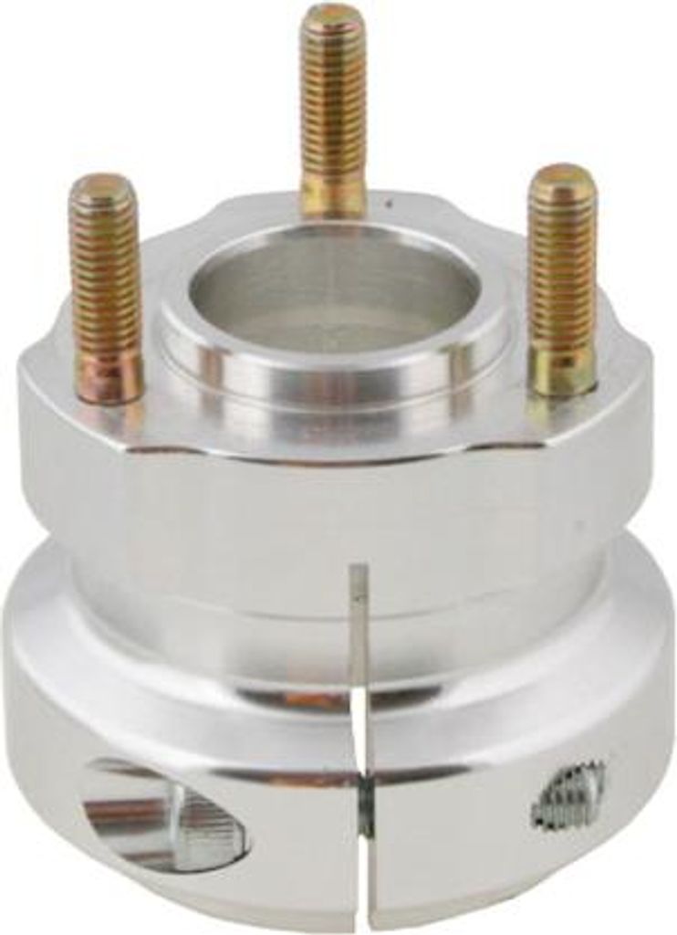 Radstern, Alu, eloxiert, für 50mm Achse, 62mm - 115mm lang, Länge in mm:62mm, Farbe:silber