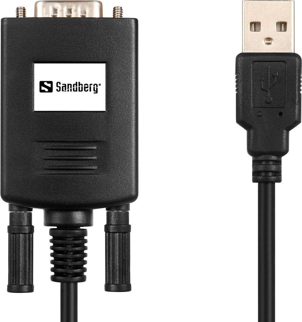 Sandberg USB to Serial Link, PL-2303GT, Schwarz, 400 mm, 35 Produktbild 