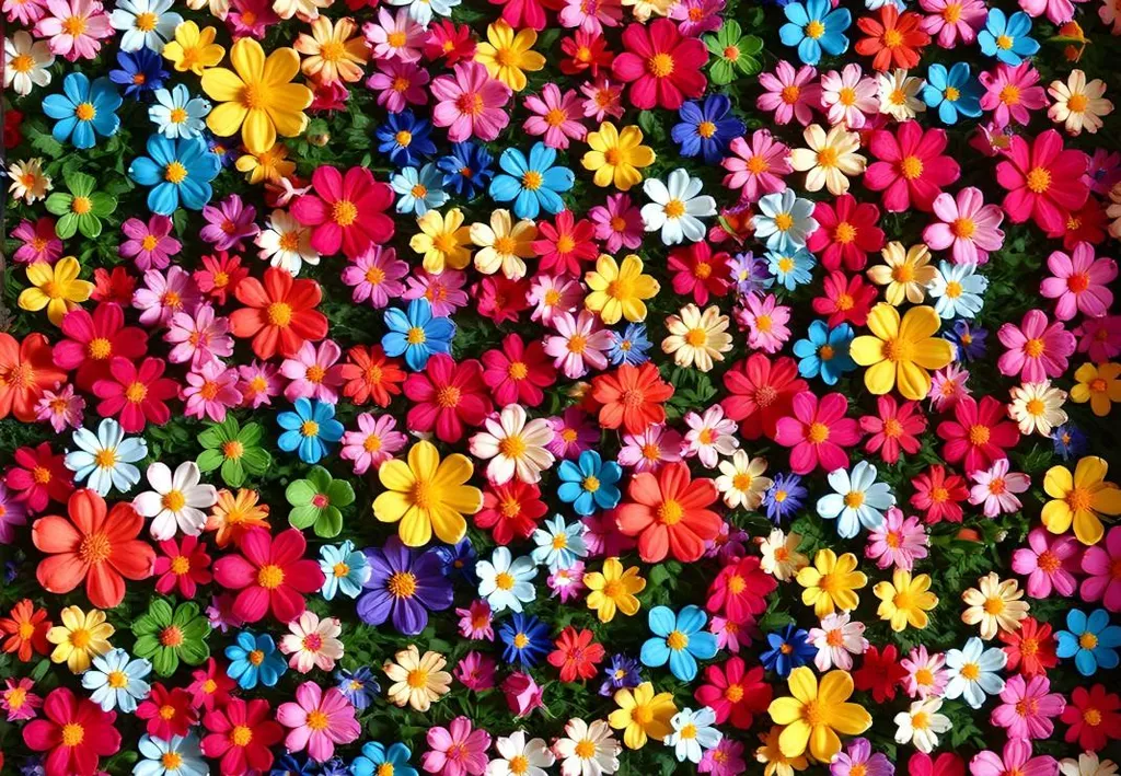 Puzzle fleurs Petal Explosion Alipson 1000 pièces, impression HD premium