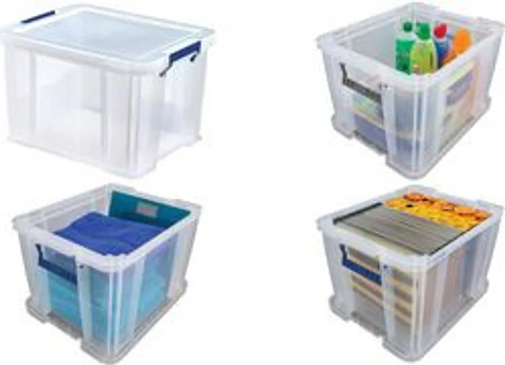 Fini le Désordre avec la Boîte de Rangement 36L Bankers Box Transparente - 3