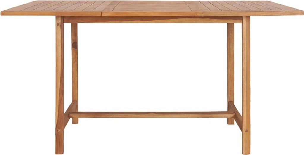 "Winter Sale" Gartentische - Braun Gartentisch 150x150x76cm Massivholz Teak DE9525870