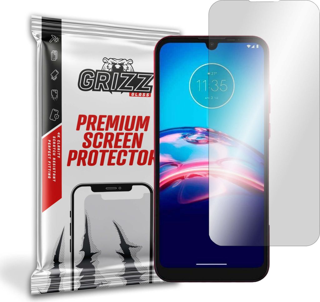 Hybriertes Glas GrizzGlass HybridGlass für Motorola Moto E6s 2020