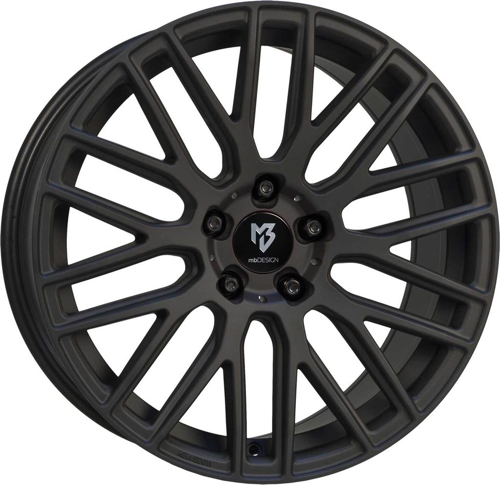MB Design Felge KV4 9.0Jx20 ET 45 5x112 Diamant Schwarz KV49020455DB4-BP1 kompatibel mit Mercedes-Benz Vito V