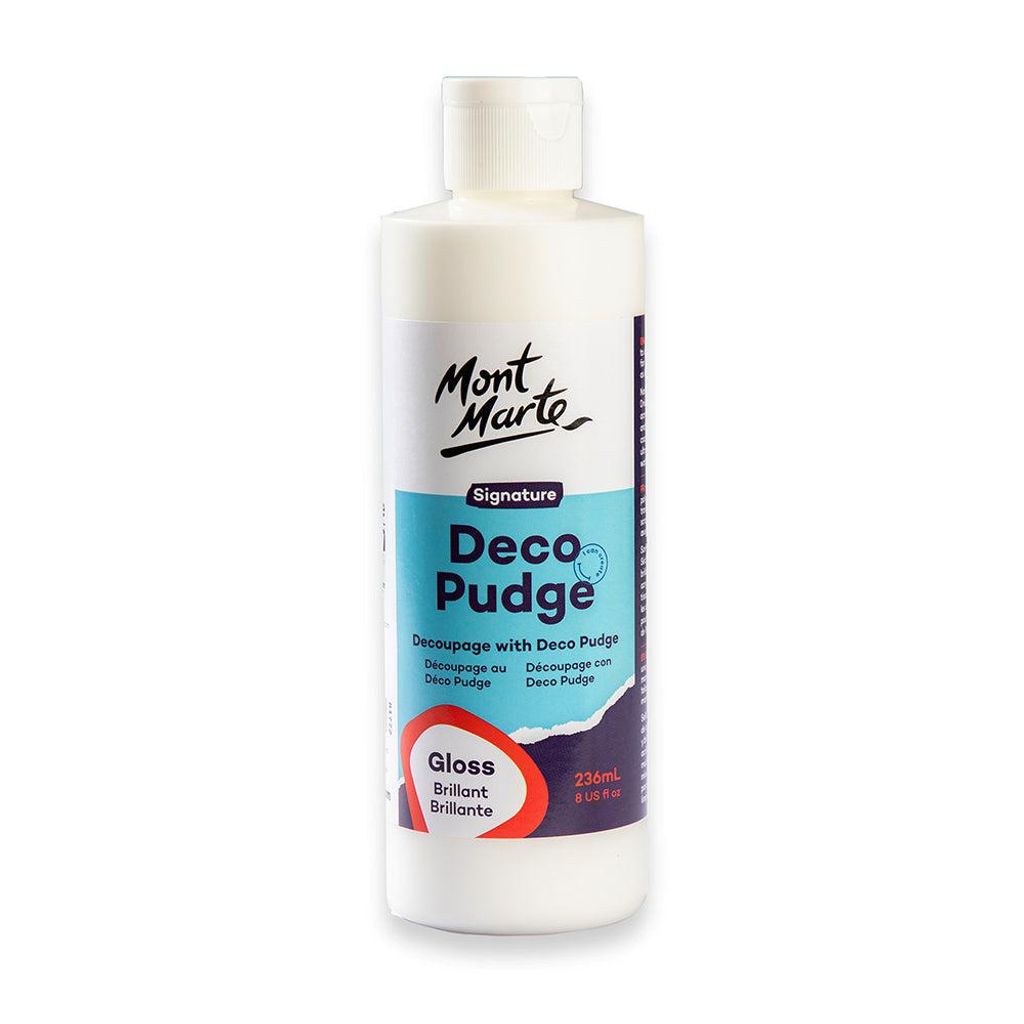 Mont Marte Deco Pudge Gloss 236ml – 3 in 1 Kleber, Produktbild 