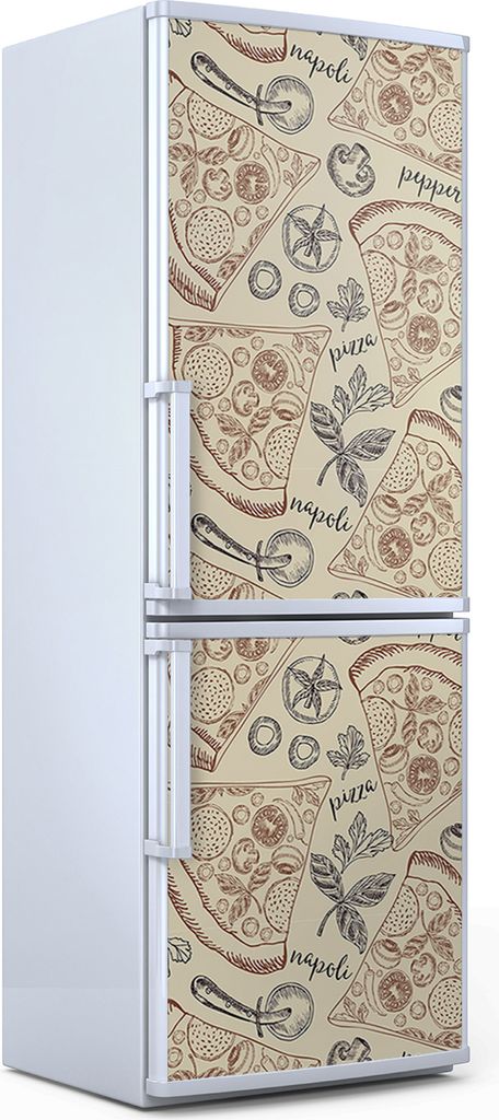 Magnete Dekorative - 70 cm x 190 cm - Küche - Magnetmatte Kühlschrankmagnete - Pizza Italy Essen