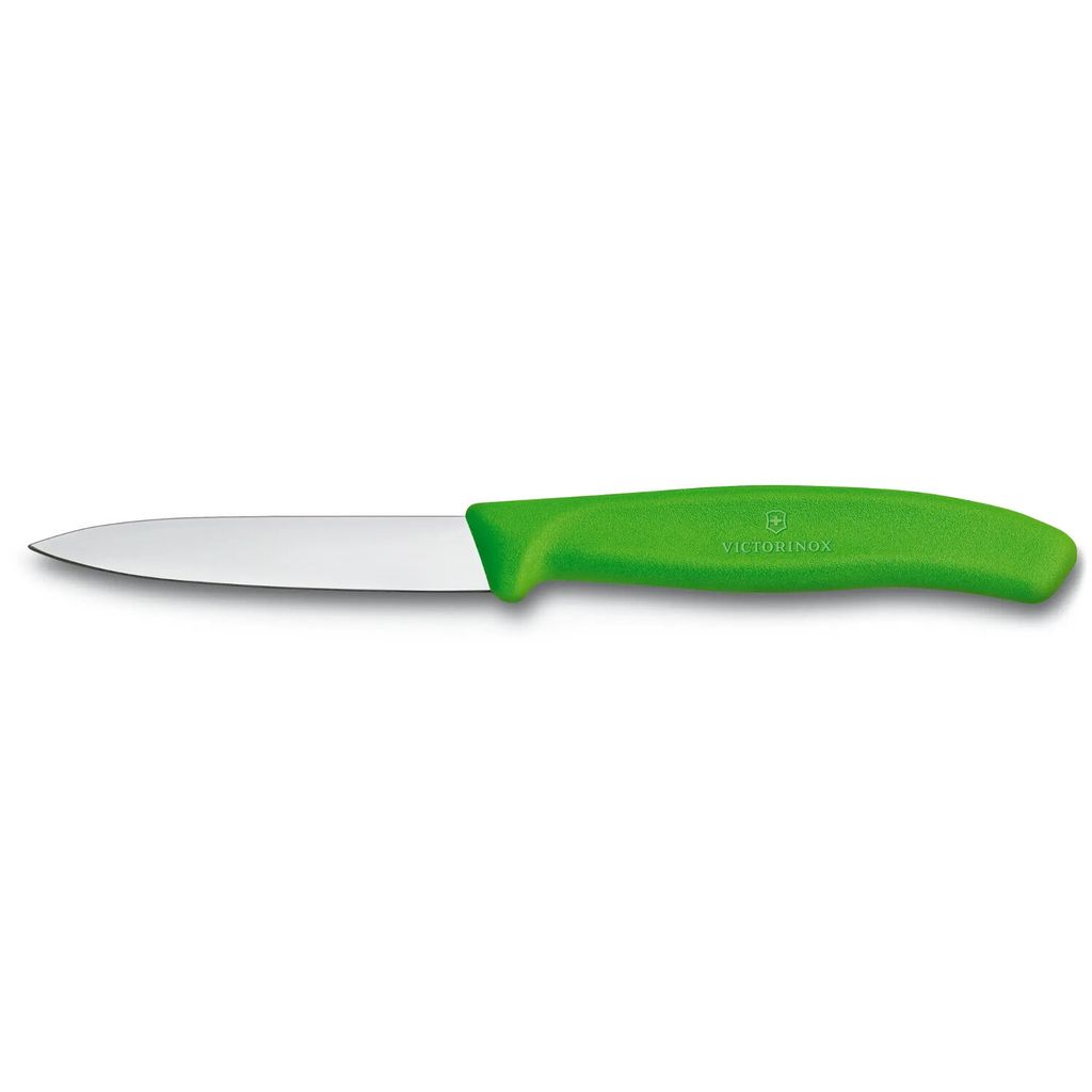 Hladký nôž na zeleninu, dĺžka 80/190 mm - zelený Obrázok produktu 