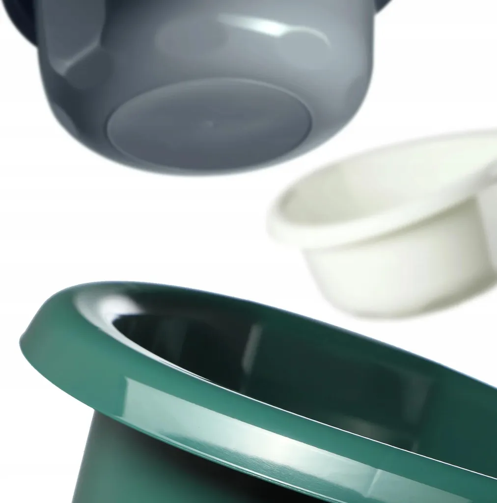 Bac à linge solide anti-douleur - Bassine ronde 11L avec poignées XXL - 6