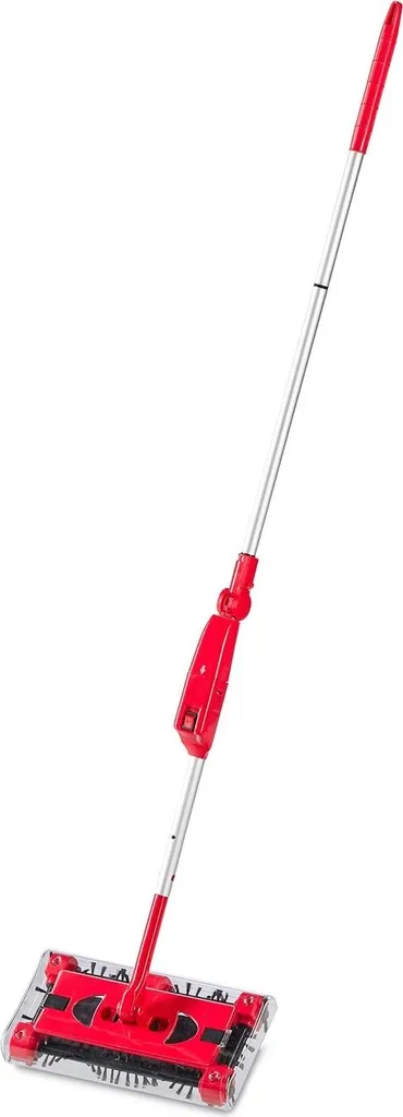 Dites adieu à la poussière avec ce balai balayeur multifonction rouge - 9
