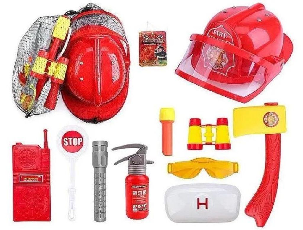 Brandweerhelm met accessoires - ADAR Productafbeelding 