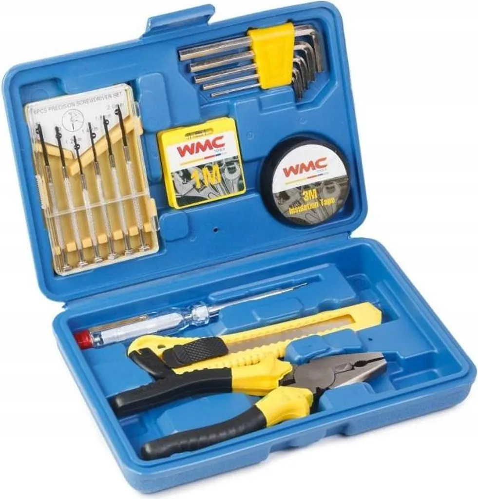 Set Attrezzi Essenziale 17 Pezzi - Pinze e Cacciaviti Hex Compatto