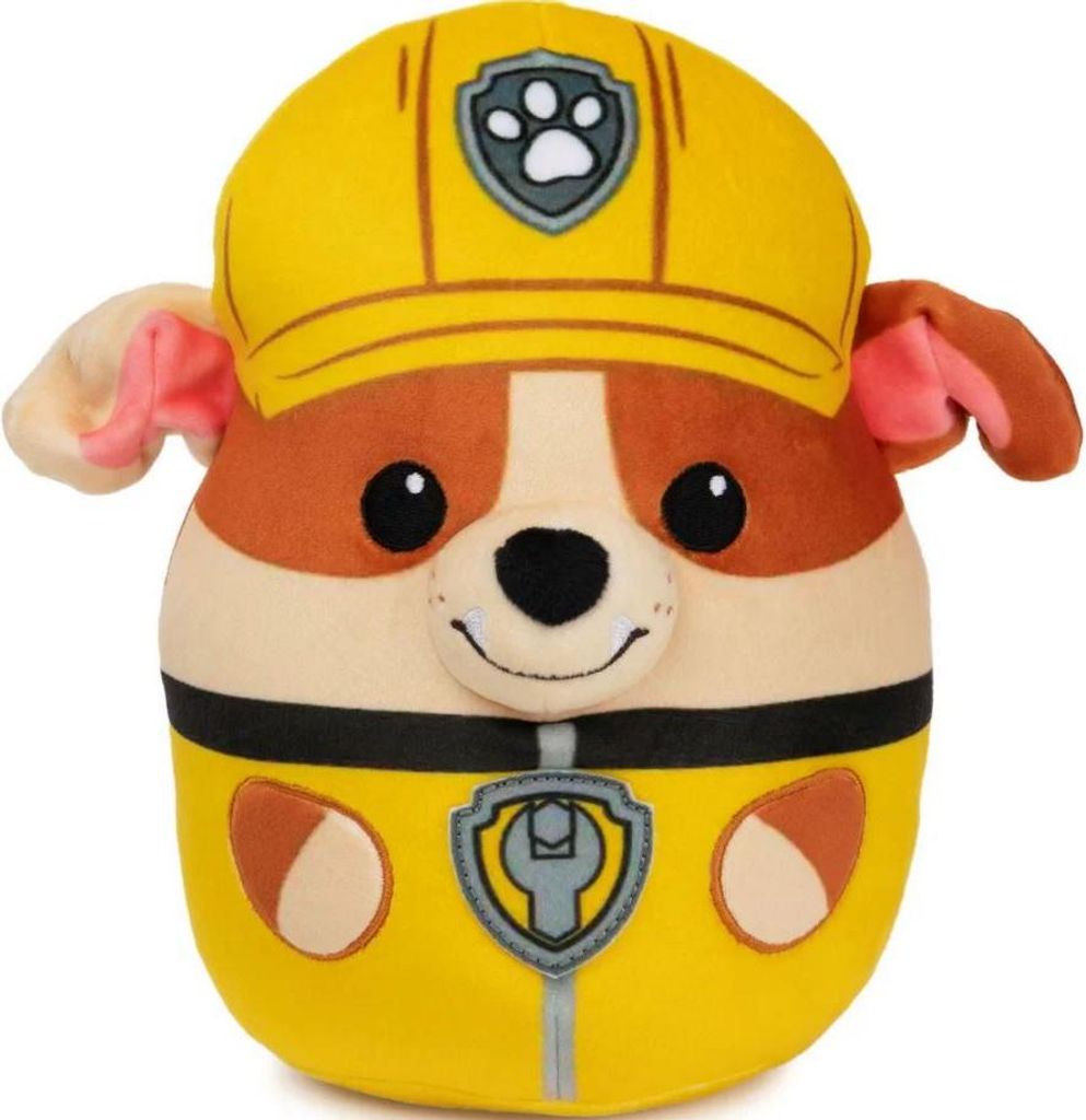 PAW Patrol Gund Rubble-Plüschtier zum Kuscheln, offizielles Spielzeug, angelehnt an die beliebte Serie, 20,32cm großes Stofftier für Kinder, Spi...