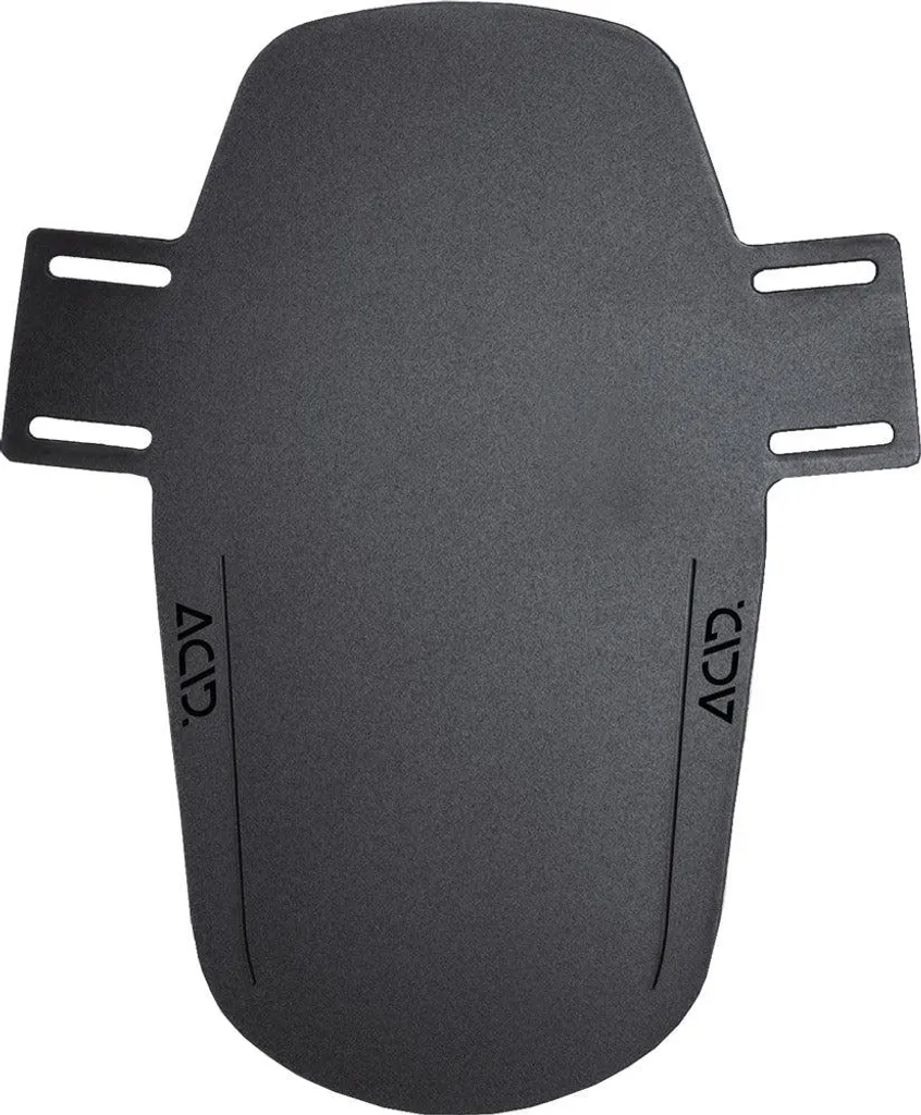 Aile avant Acid Pro noire avec fixation rapide et finition Noir mat