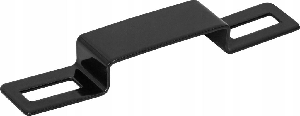 Umkehrhalterung für Zaunpfosten 60x40mm, Schwarz Produktbild 