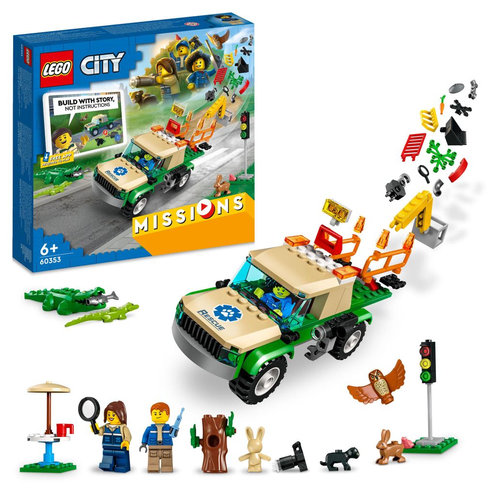 LEGO 60353 City Tierrettungsmissionen, interaktives Produktbild 