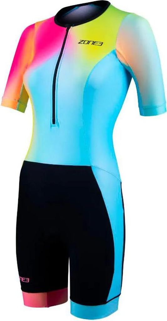 Zone3 Activate+ Kurzarm-trisuit Schwarz M Damen Schwarz M