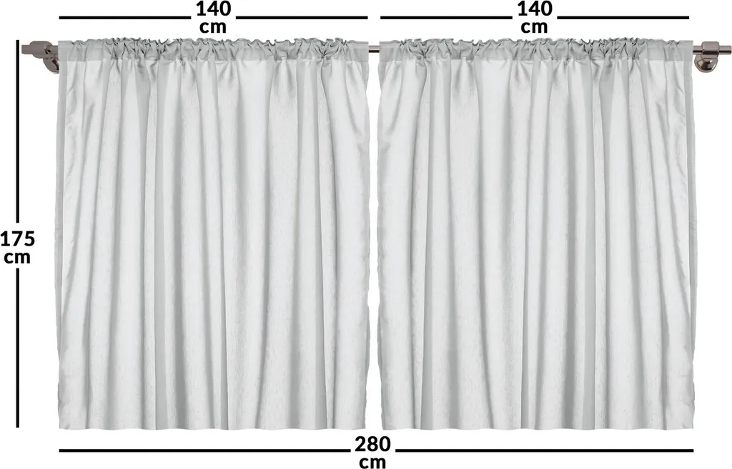 Tenda Universale ABAKUHAUS Bianco Cammello 280x175 cm - Pronta all'uso - 2