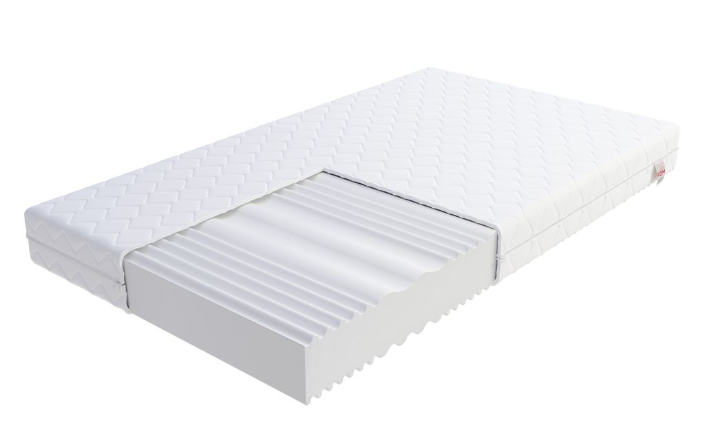 Matratze 120x200 cm orthopädisch 7 Zonen Kaltschaum HR-Schaum H3 H4 ca. 14 cm Höhe atmungsaktiv Bezug waschbar für Allergiker geeignet COMFORT D...