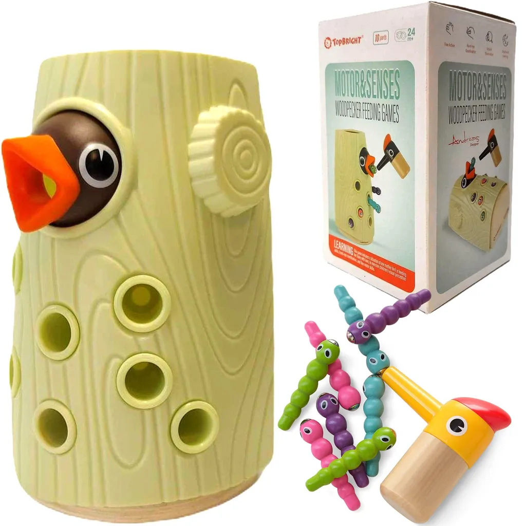 Occupez votre enfant intelligemment avec le jeu magnétique Nourris l'oiseau