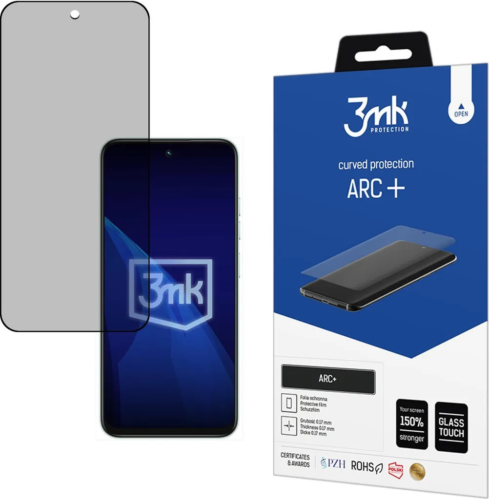 Pellicola Protettiva Tecno Pop 9 e Spark Go 1S 3mk Arc+ | No Bolle