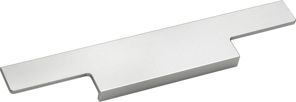 Furnipart Griffleiste Trim 245mm - Griff flach zum Einnuten, Aluminium natur eloxiert