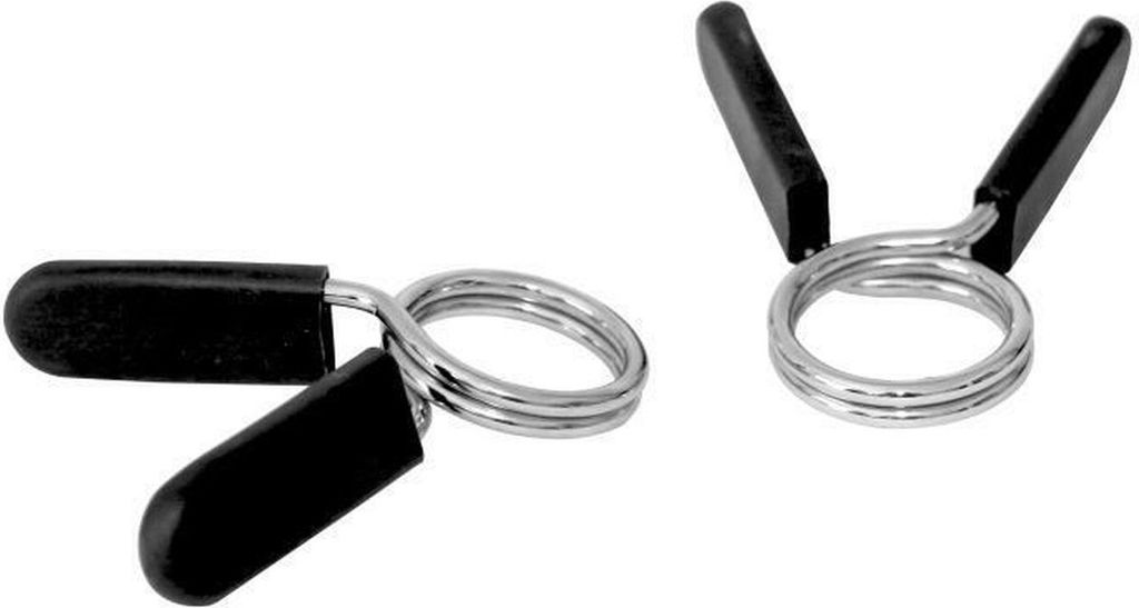 Hantelverschluss 2 x Federverschlüsse 30 mm | Federklammer Kurzhantel Hantel Hantelstange Kurzhantelstange Fitness Stange