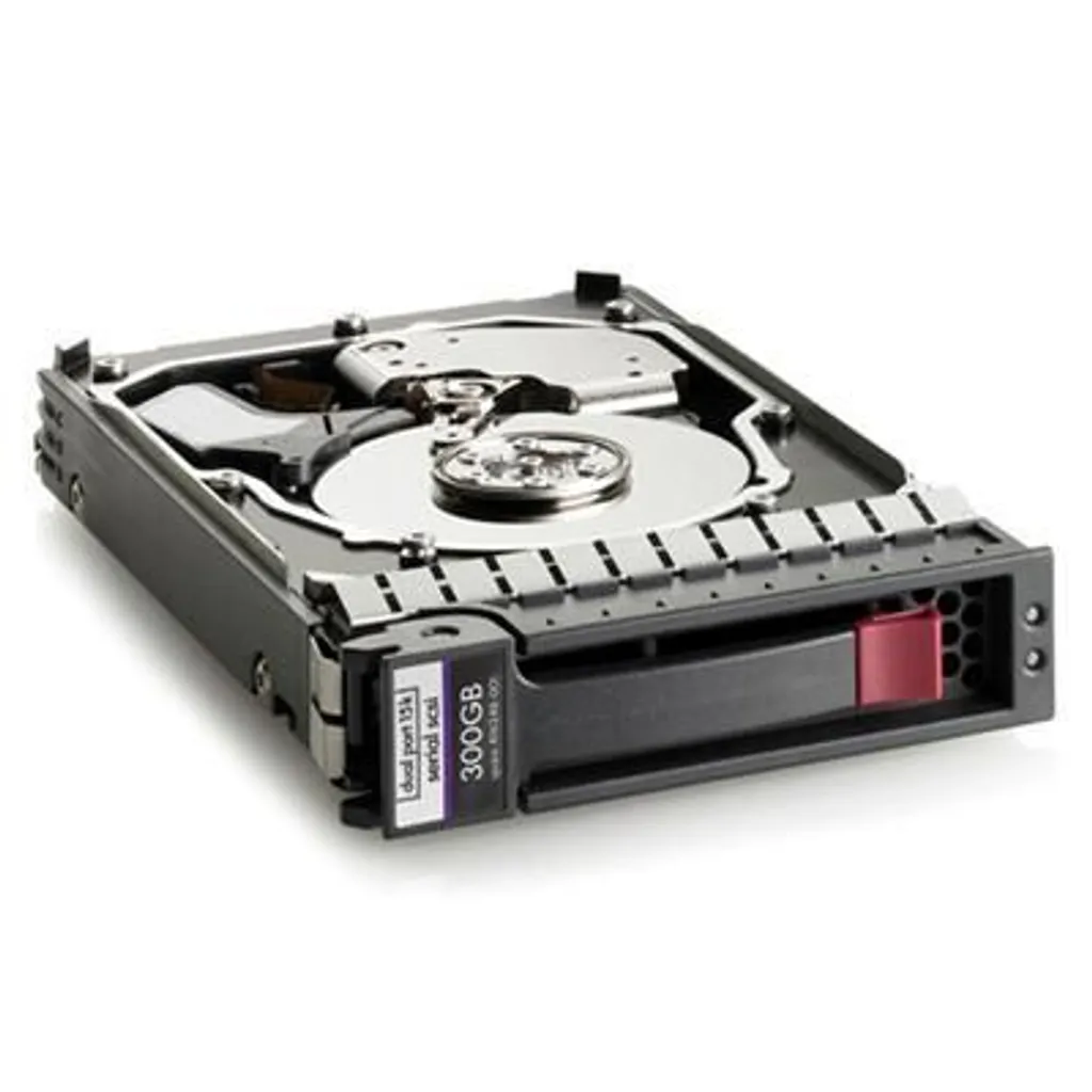 Disque Dur Interne SAS 300 Go 15000 tr/min HPE pour Baie de Stockage 3.5