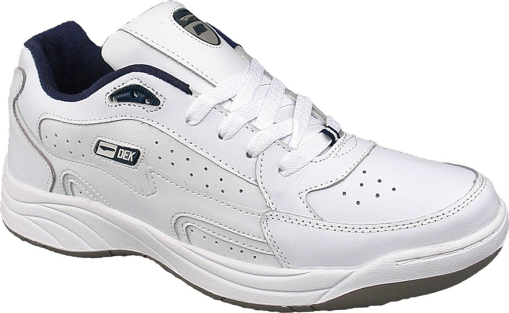 Dek Orleans Herren Sneaker / Turnschuhe, weitere Passform DF904 (47 EUR/13 UK) (Weiß)