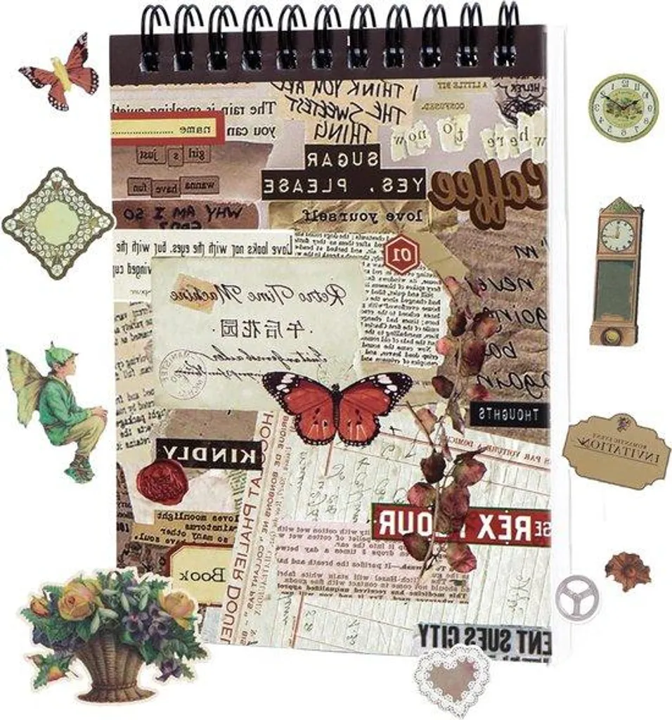 Stickers Scrapbooking Vintage 50 Pages : Décorez Facilement vos Albums DIY