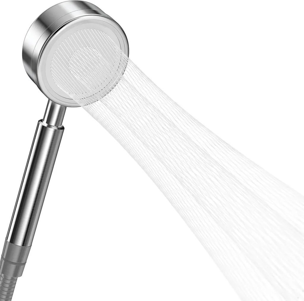 Pommeau de douche RVS universel et douchette à main haute pression inox