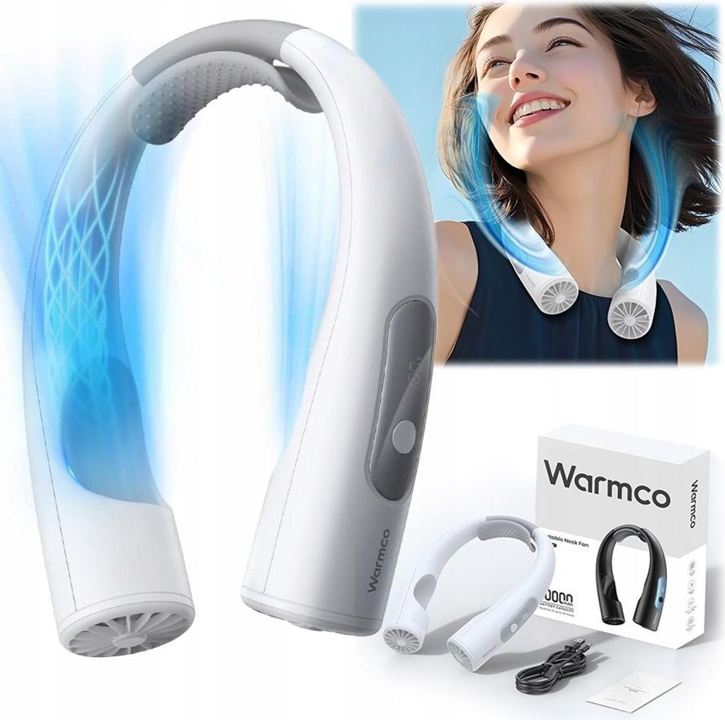 USB-Ventilator Leiser Mini-Halsventilator Warmco N1 Produktbild 