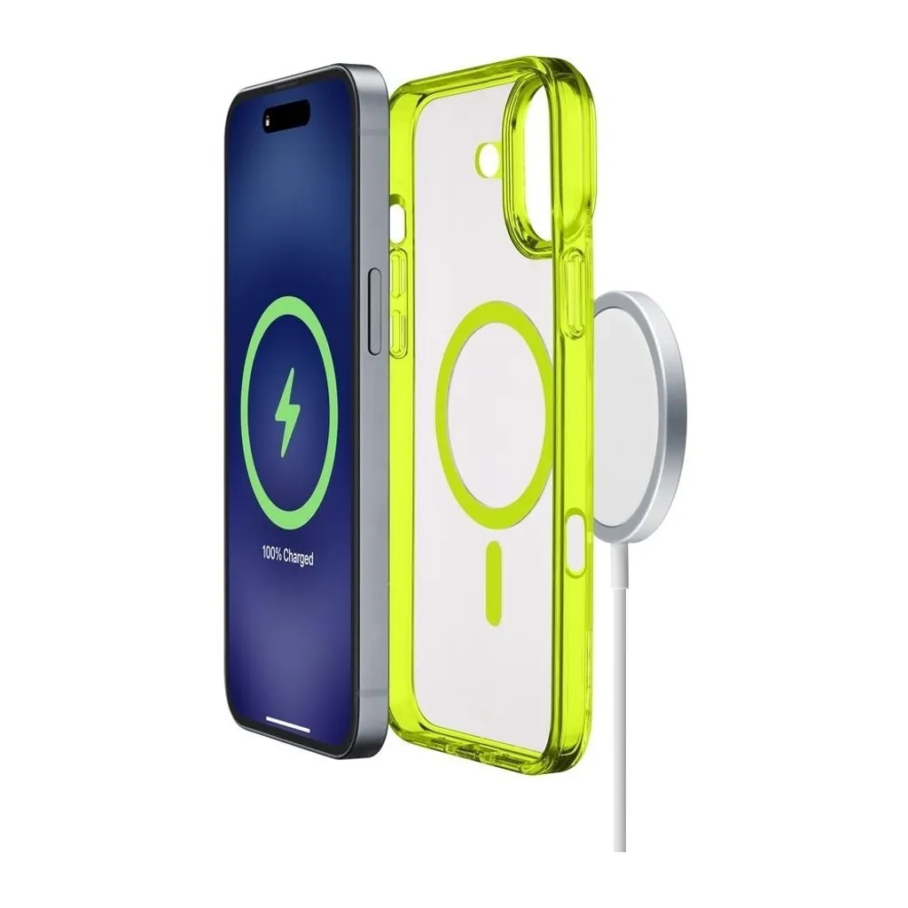 Cover iPhone 16 Cellularline Iconic Mag Lime: Recensione e Prezzo - 5