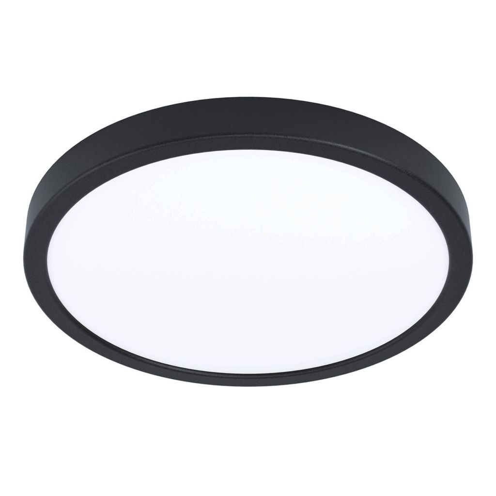 Eglo Spot à encastrer Fueva 5 LED 20W rond noir Image du produit 