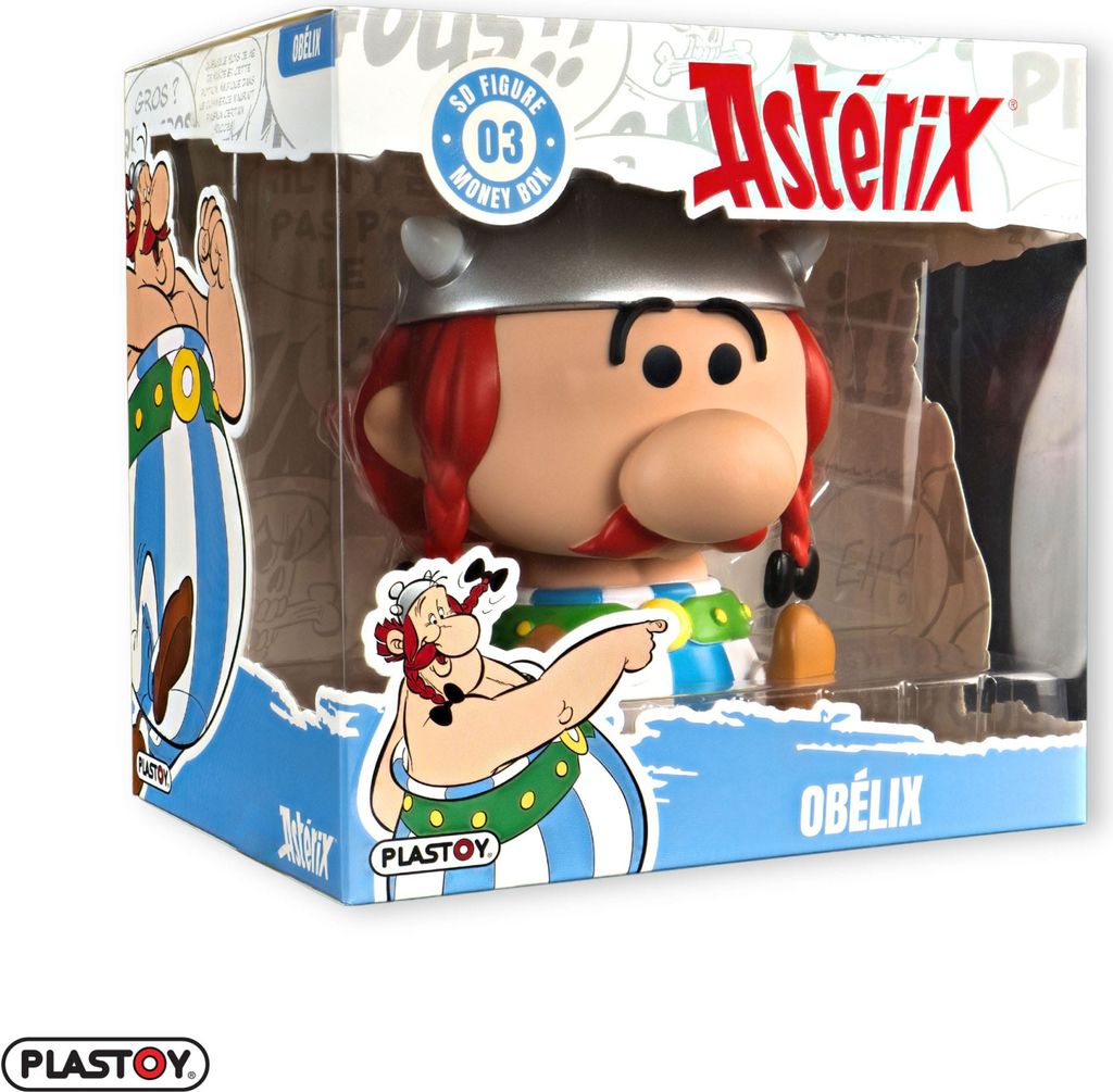 Piggy bank - PLASTOY - Asterix Chibi Obelix - Plastic - 14 Immagine del prodotto 