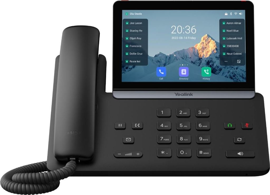 Yealink IP-Telefon SIP-T88W PoE Schwarz