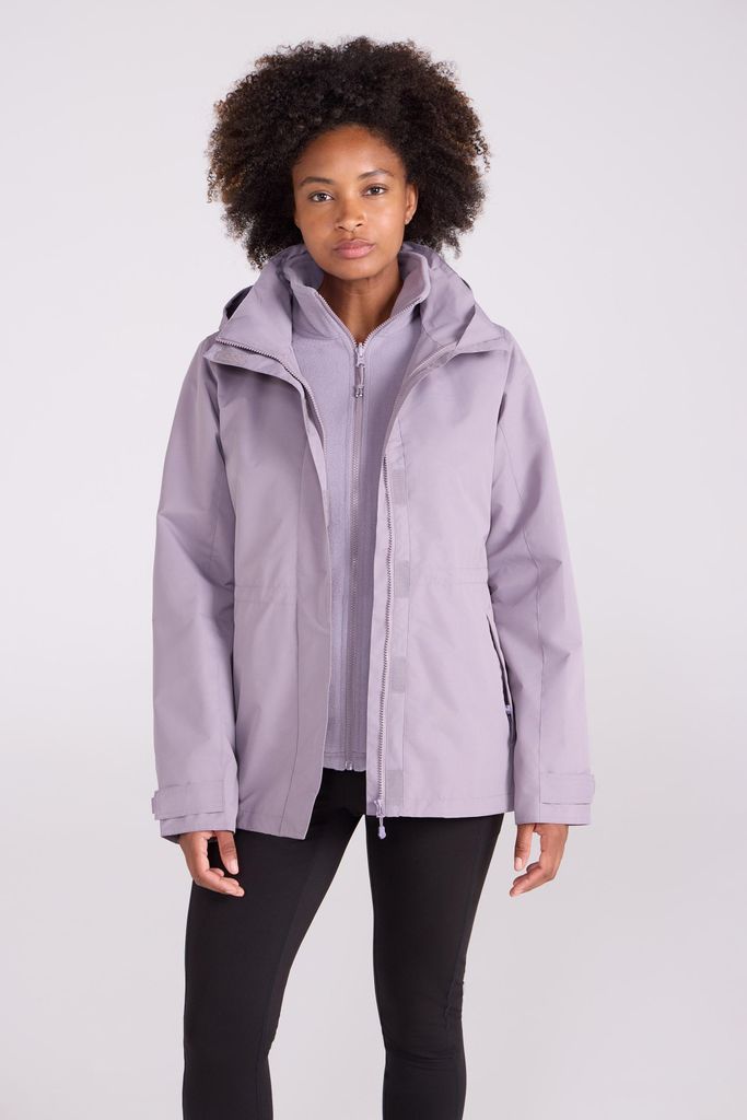 Mountain Warehouse - "Fell II" Jacke 3 in 1 für Damen MW1940 (46 DE) (dunkellila)