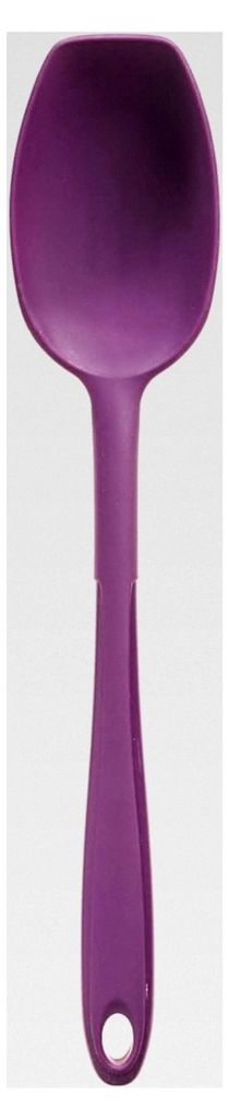 Soßenlöffel L | Silikon & BPA-frei | Hitzebeständig | Spülmaschinengeeignet | 30 cm | Farbe: lila