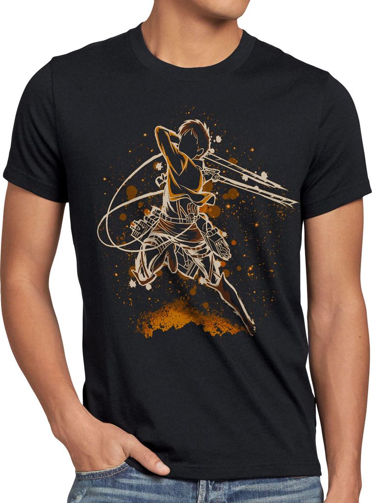 A.N.T. Shiganshina Defence Herren T-Shirt japan anime AoT Titan on Attack