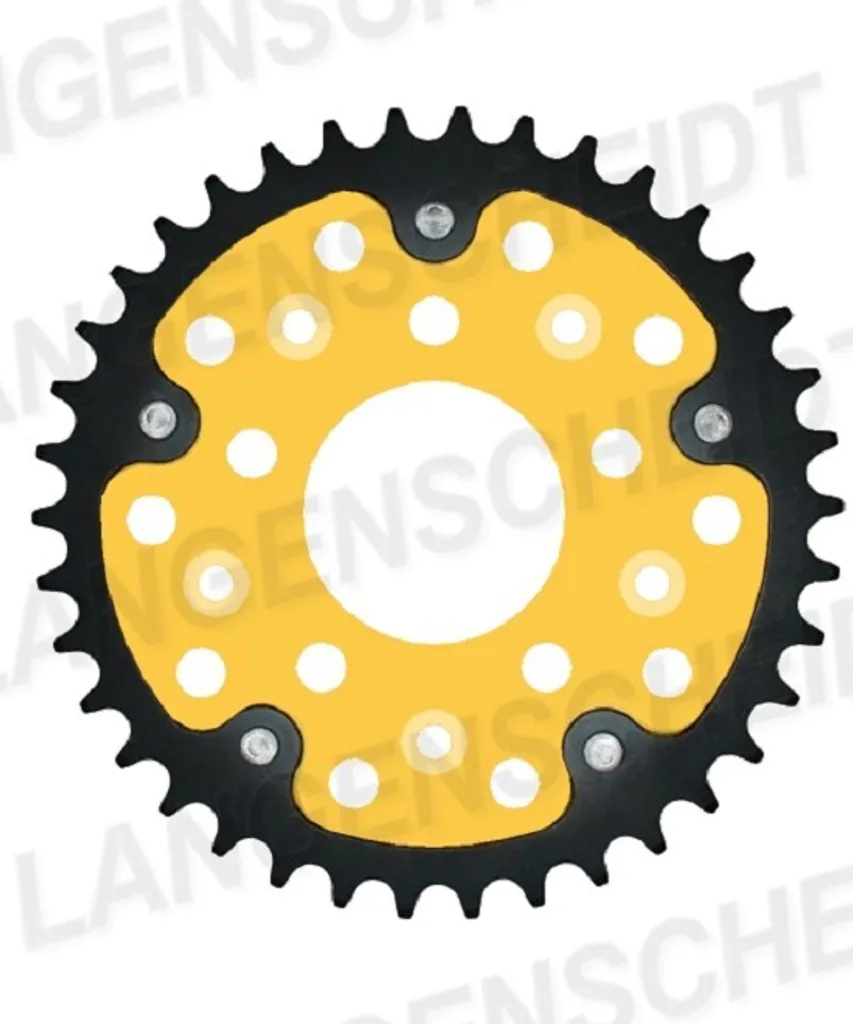 Pignon Arrière de Transmission Supersprox 520 Doré 39 Dents Moto