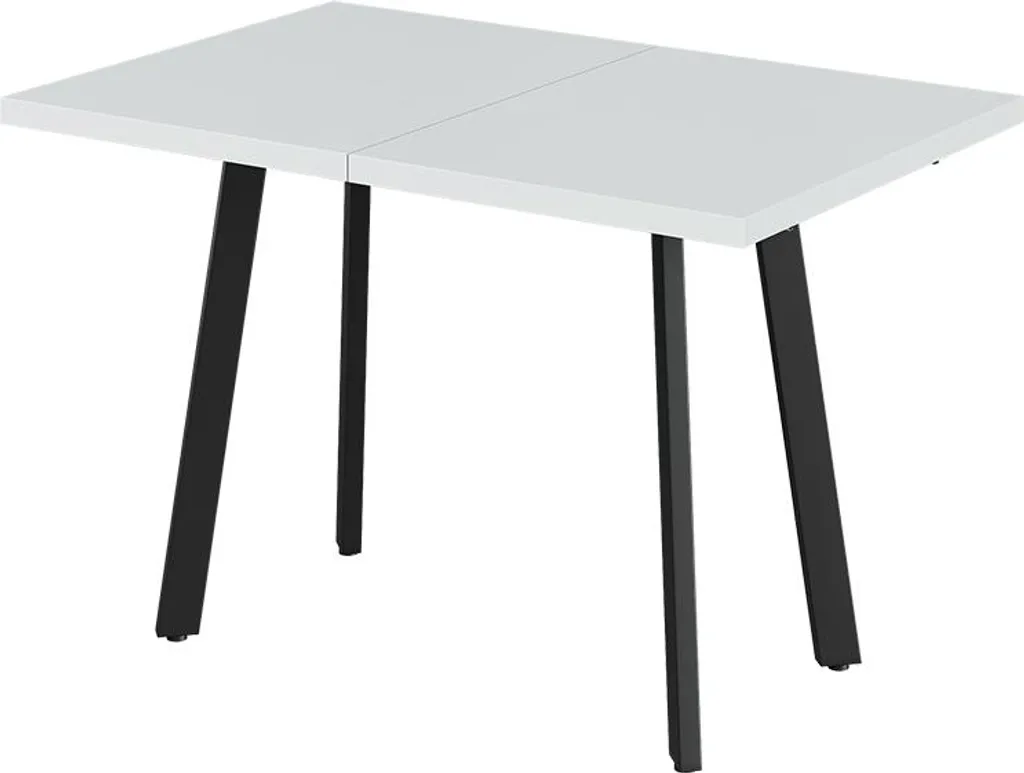 Grande table à manger extensible Vicco Tisko design bicolore 160 cm - 2
