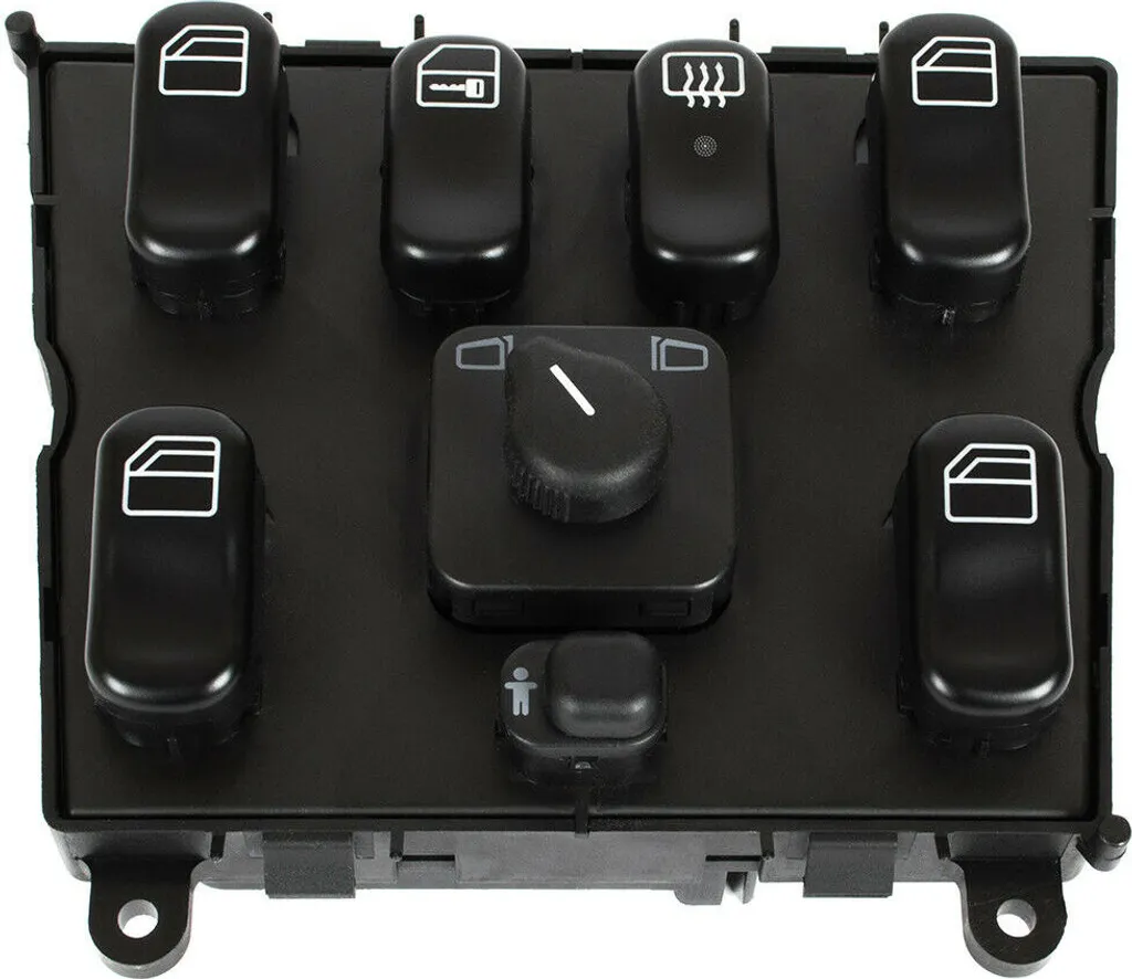 Commande de vitre électrique conducteur Mercedes ML W163 finition noire