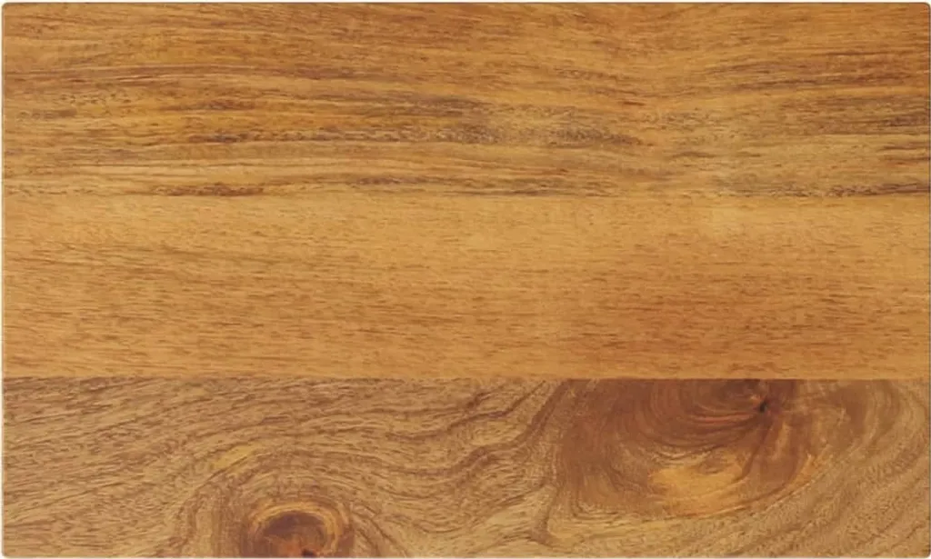 Piano del tavolo 60x30x3,8 cm rettangolare in legno massiccio di mango