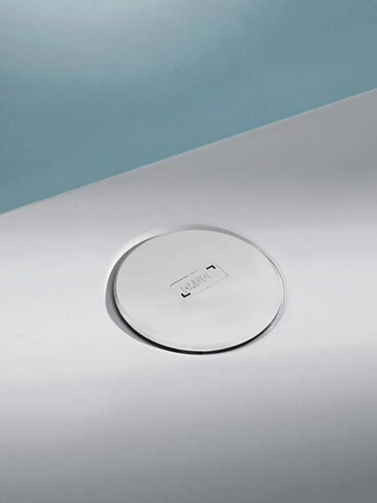 Bouchon HÜPPE 070060000 rond en chrome haute résistance pour douche Purano