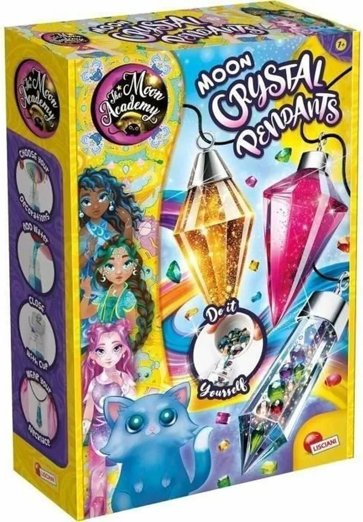 Créez vos Propres Bijoux Moon Academy : Kit de Cristaux Lisciani DIY