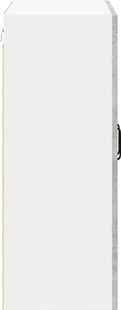 vidaXL Pensile Cucina 60cm Grigio Cemento | Mobile Salvaspazio 80cm - 7