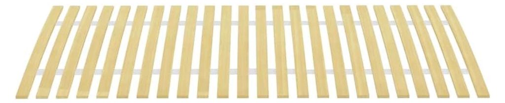 Lattenrost aus massivem Pappelholz 90x200 cm mit 24 federnden Roll-Latten, klappbar für Etagenbetten und Tagesbetten