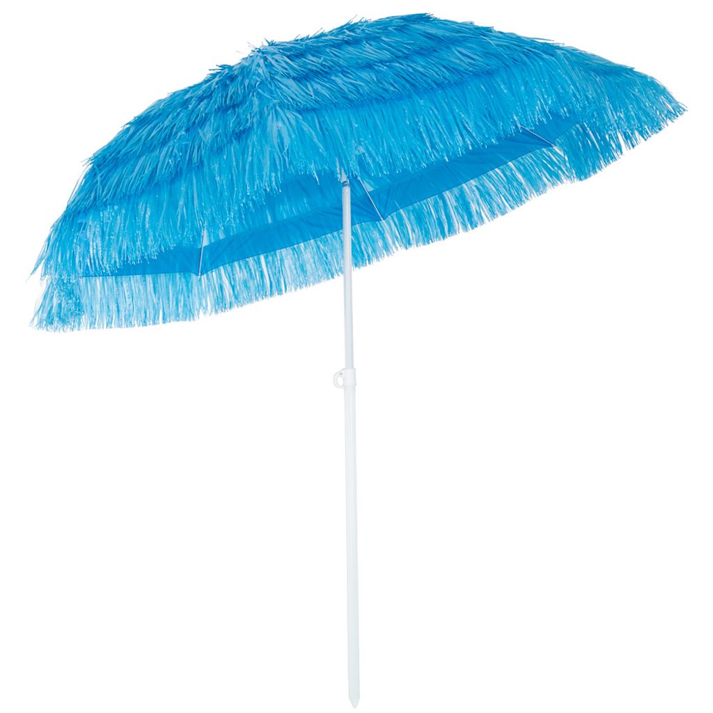 Sonnenschirm Marktschirm Gartenschirm Strandschirm Sonnen Schirm 160cm Blau-Weiß 