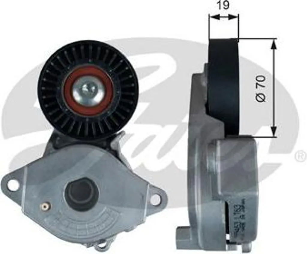 Tendeur de courroie GATES T39355 galet tendeur de rechange pour Auris